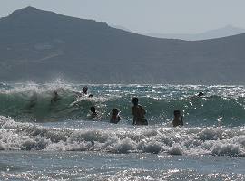 Windy day in Naxos