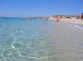 Crystal clear beaches in Naxos