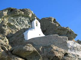 Theologaki cave chapel in Naxos